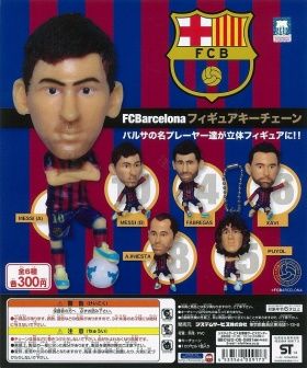 FC Barcelona フィギュア キーチェーン ガチャガチャ