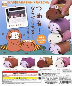 カピバラさん×ラスカル ガチャ つめる!ならべられる!マスコット